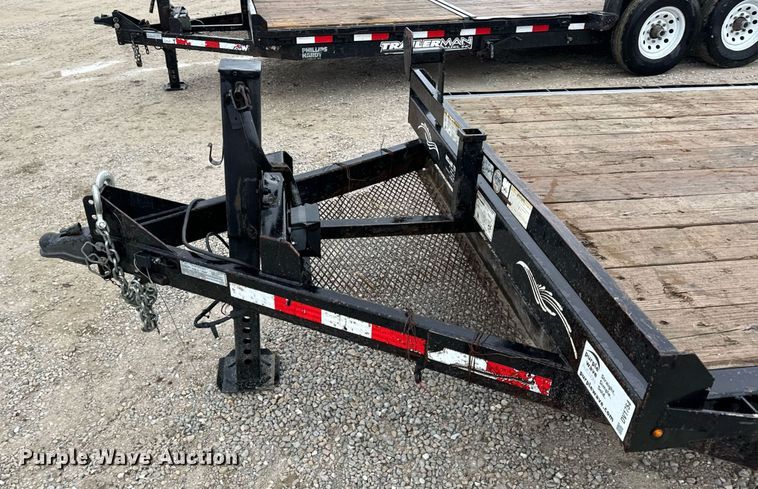 image for item DV1754 2016 Trailerman tilt deck equipment trailer