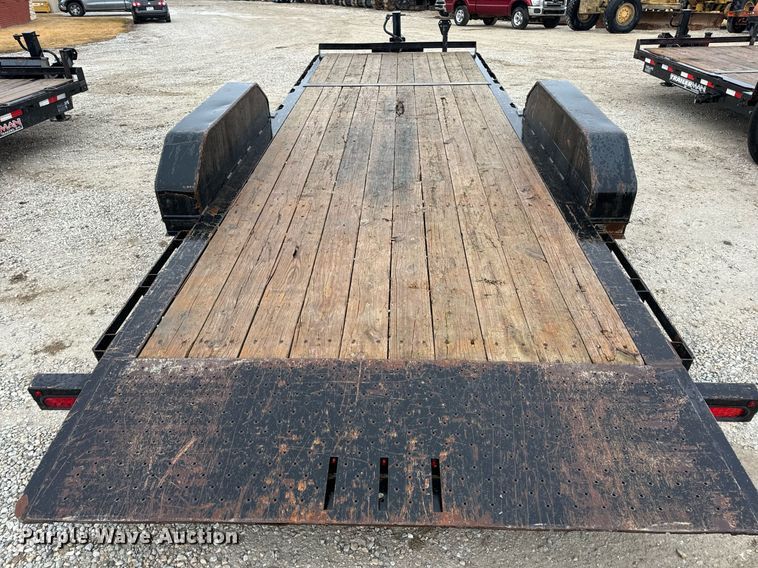 image for item DV1754 2016 Trailerman tilt deck equipment trailer