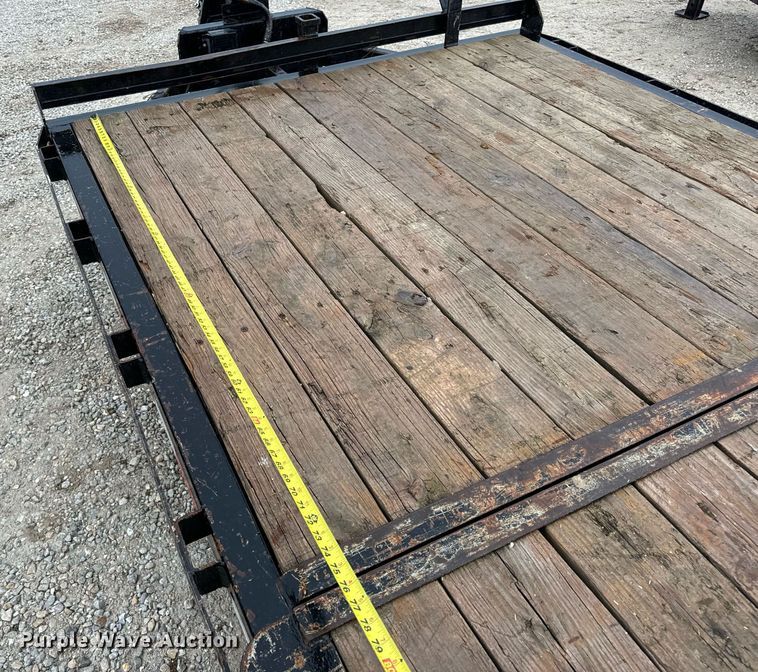 image for item DV1754 2016 Trailerman tilt deck equipment trailer