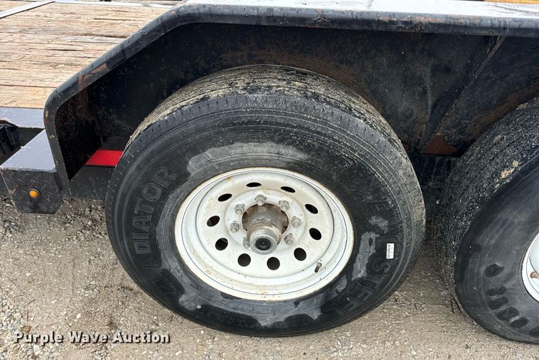 image for item DV1754 2016 Trailerman tilt deck equipment trailer