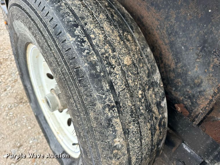 image for item DV1754 2016 Trailerman tilt deck equipment trailer