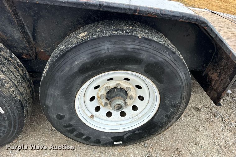 image for item DV1754 2016 Trailerman tilt deck equipment trailer