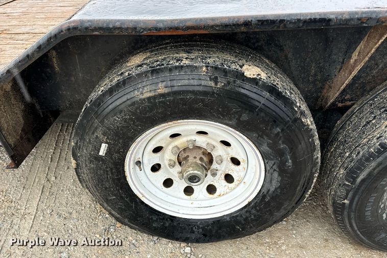 image for item DV1754 2016 Trailerman tilt deck equipment trailer