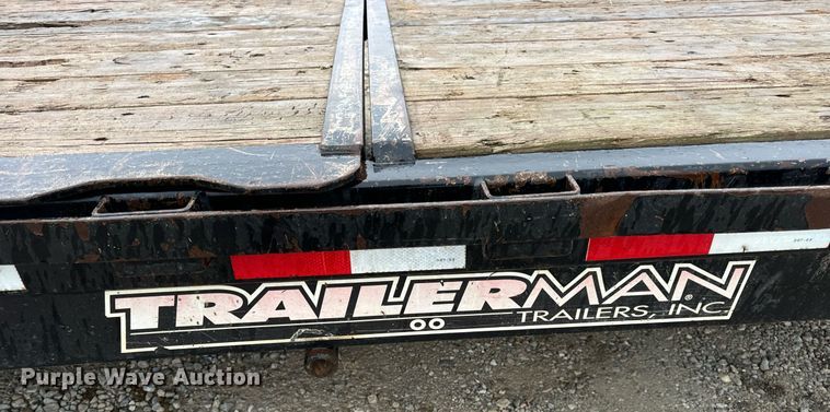 image for item DV1754 2016 Trailerman tilt deck equipment trailer