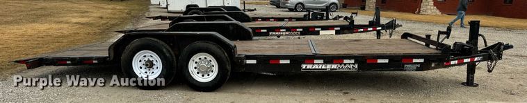 image for item DV1756 2016 Trailerman tilt deck equipment trailer