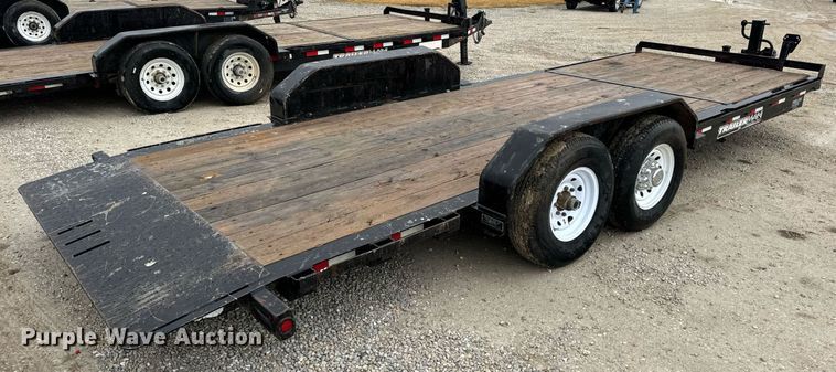 image for item DV1756 2016 Trailerman tilt deck equipment trailer