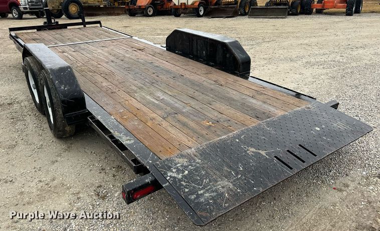 image for item DV1756 2016 Trailerman tilt deck equipment trailer