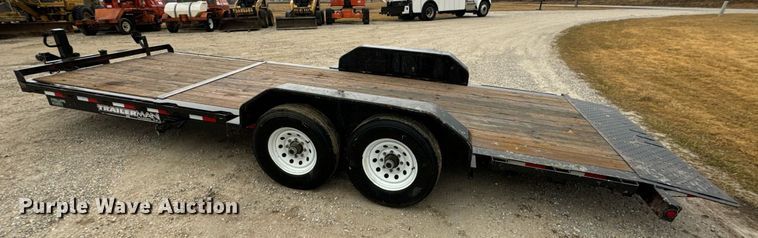 image for item DV1756 2016 Trailerman tilt deck equipment trailer
