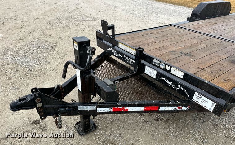 image for item DV1756 2016 Trailerman tilt deck equipment trailer