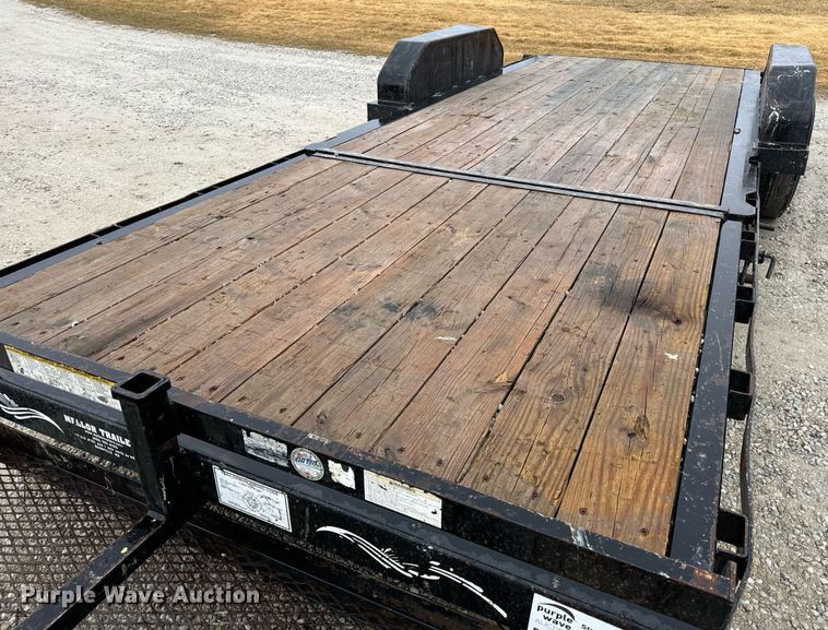 image for item DV1756 2016 Trailerman tilt deck equipment trailer