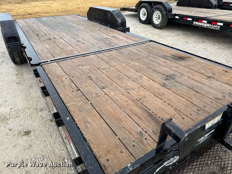 image for item DV1756 2016 Trailerman tilt deck equipment trailer