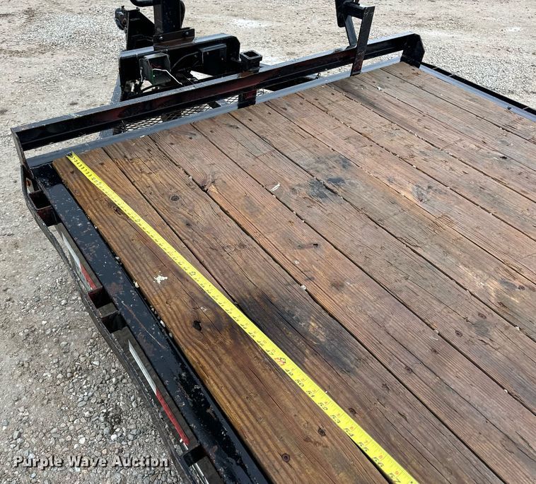 image for item DV1756 2016 Trailerman tilt deck equipment trailer