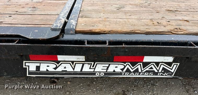 image for item DV1756 2016 Trailerman tilt deck equipment trailer