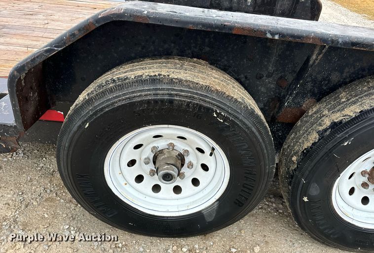 image for item DV1756 2016 Trailerman tilt deck equipment trailer