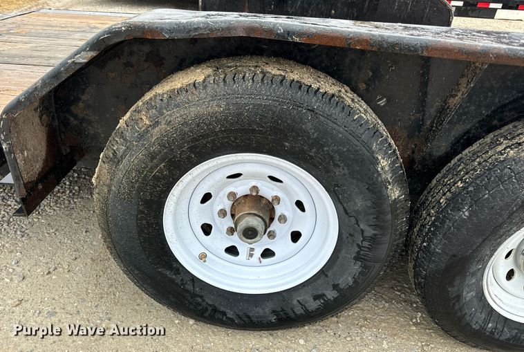 image for item DV1756 2016 Trailerman tilt deck equipment trailer