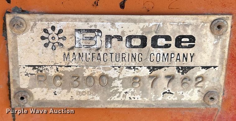 image for item DV1770 Broce Broom RC300 sweeper