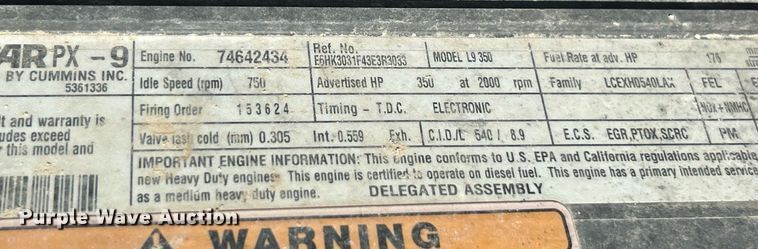 image for item DV1772 2021 Kenworth T370 utility / service truck