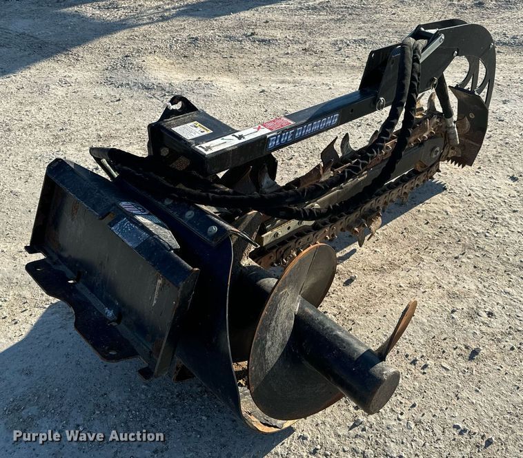 image for item DV1773 Blue Diamond 131130-25 compact utility loader trencher