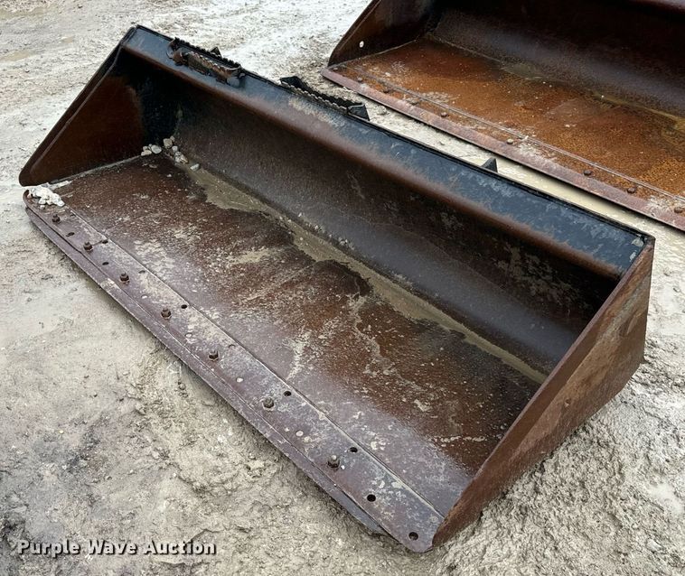 image for item DV1778 (3) Caterpillar skid steer buckets