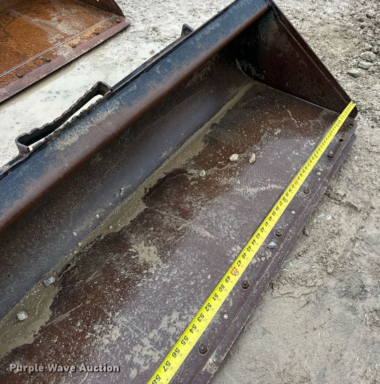 image for item DV1778 (3) Caterpillar skid steer buckets