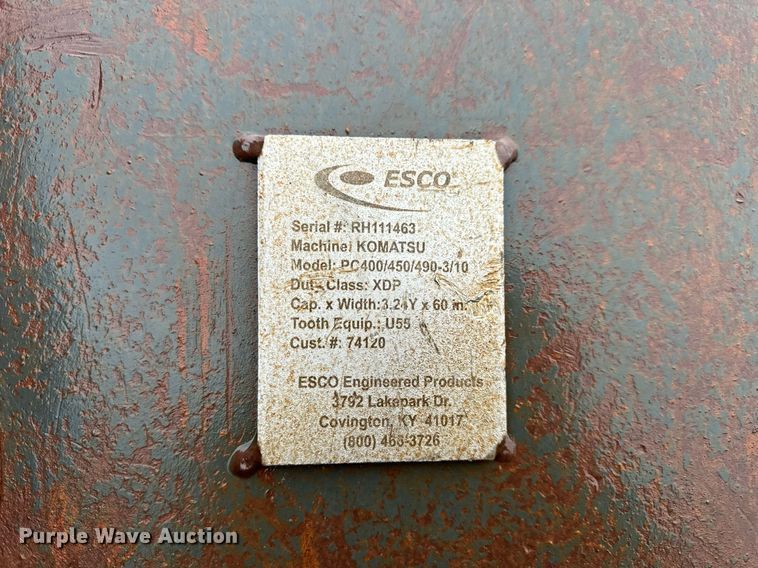 image for item DV1789 Esco PC400/450/490-3/10 excavator bucket