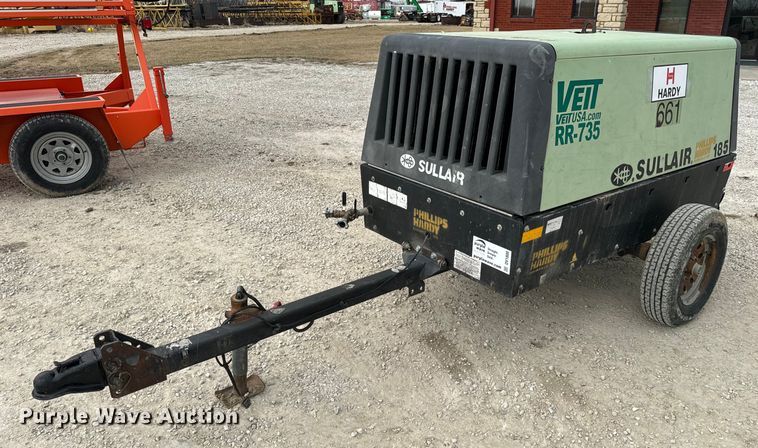 image for item DV1800 Sullair 185 air compressor