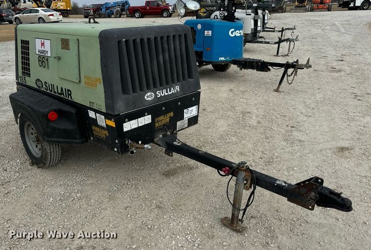 image for item DV1800 Sullair 185 air compressor