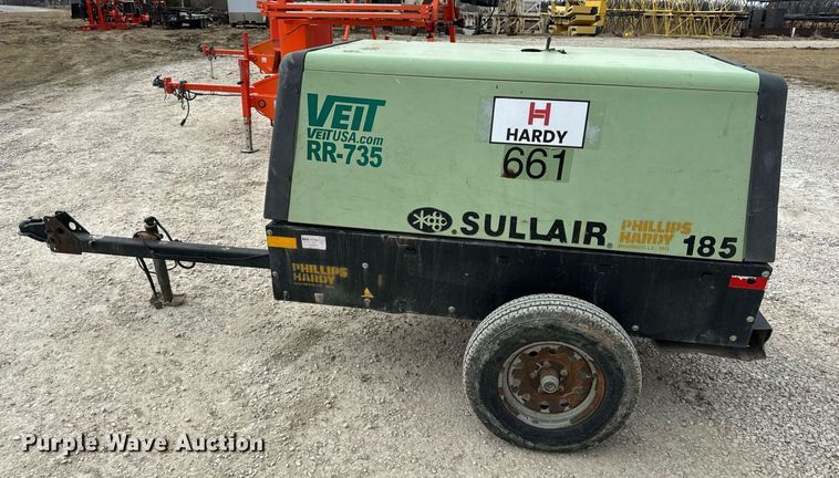 image for item DV1800 Sullair 185 air compressor