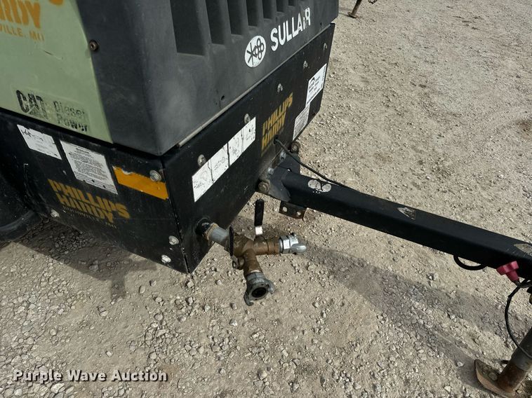 image for item DV1800 Sullair 185 air compressor