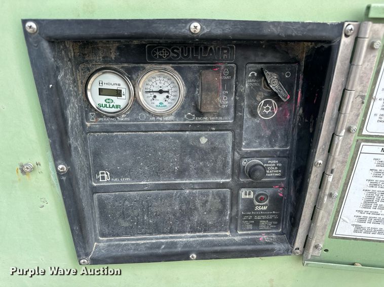 image for item DV1800 Sullair 185 air compressor