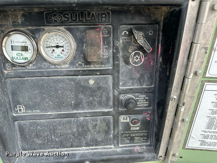 image for item DV1800 Sullair 185 air compressor