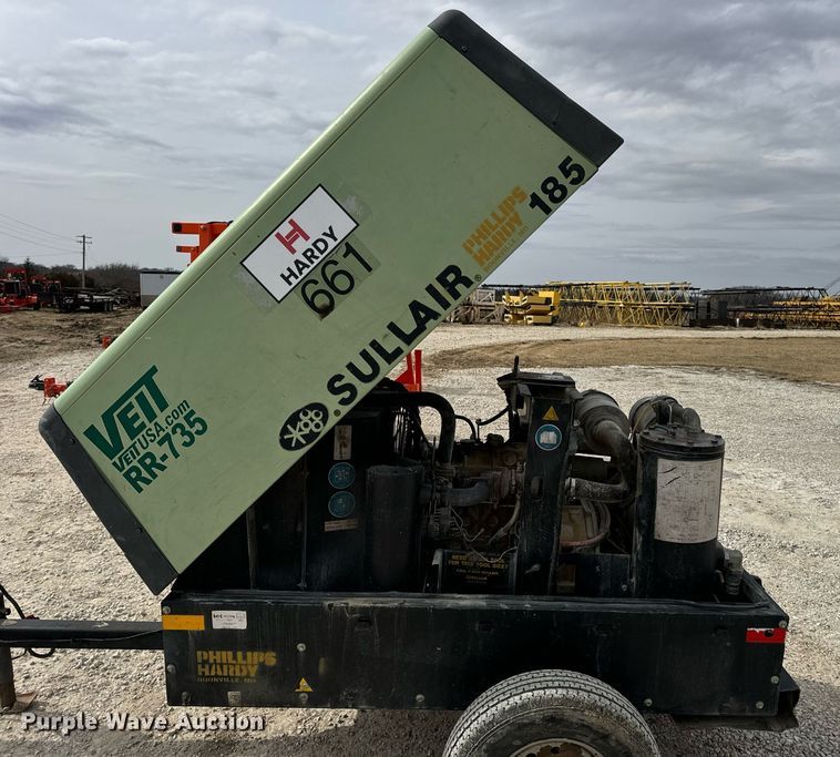 image for item DV1800 Sullair 185 air compressor