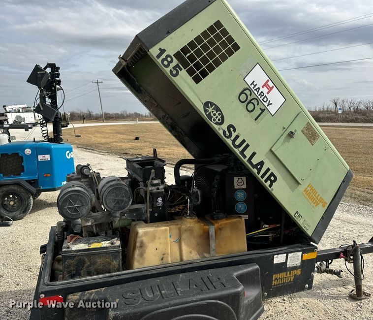 image for item DV1800 Sullair 185 air compressor