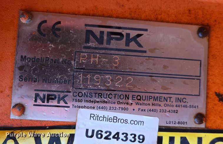 image for item DV1801 NPK PH-3 breaker