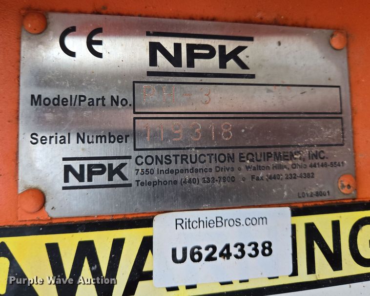 image for item DV1803 NPK  PH-3 breaker