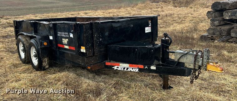 image for item DV1813 2012 Felling dump trailer