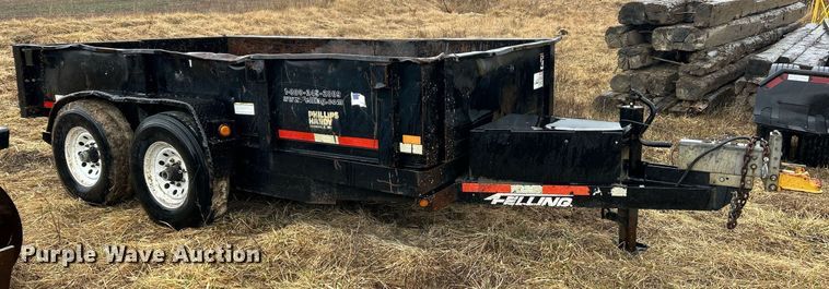image for item DV1813 2012 Felling dump trailer