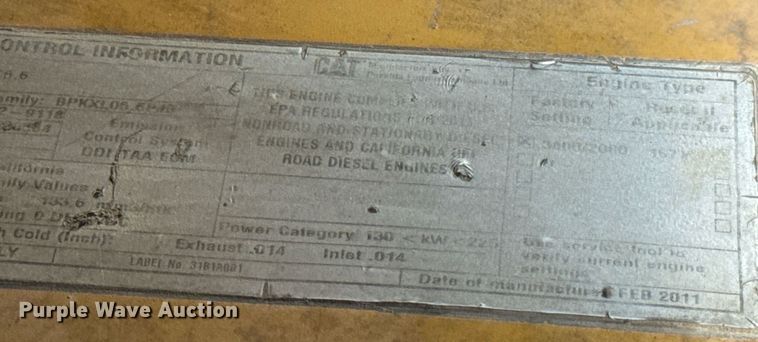 image for item DV1816 2011 Caterpillar 963D track loader