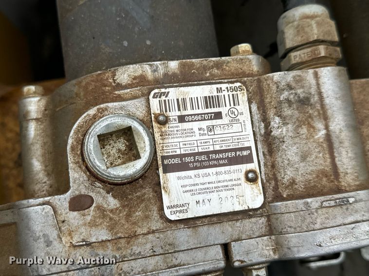 image for item DV1825 2022 Western Global FCP250 Fuel Cube transfer tank