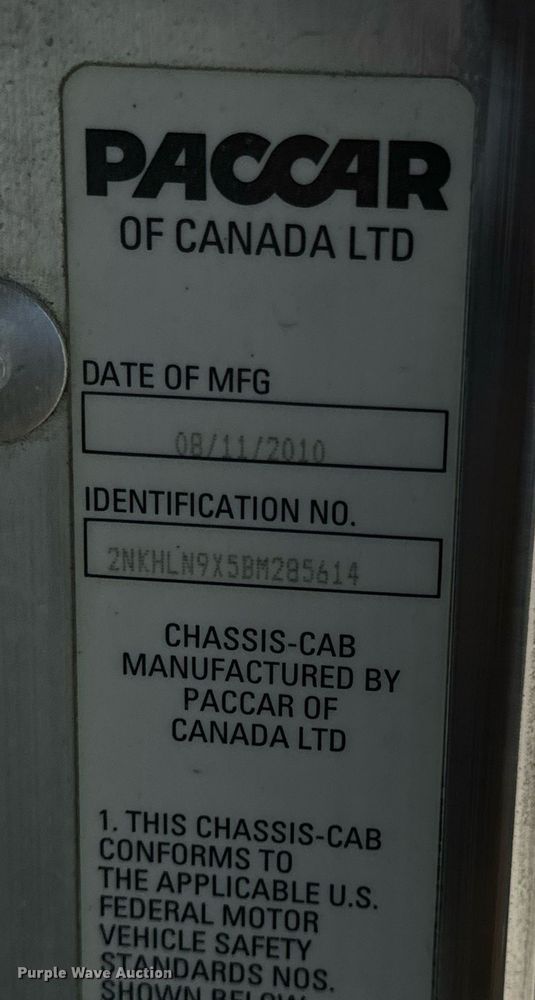 image for item DV1853 2011 Kenworth T370 digger derrick truck