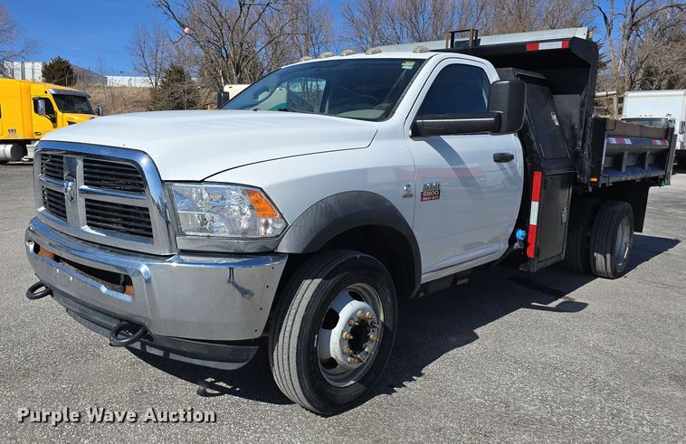 image for item DW3210 2012 Dodge Ram 5500HD dump truck