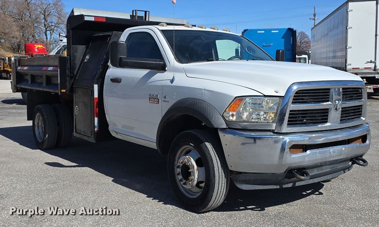 image for item DW3210 2012 Dodge Ram 5500HD dump truck