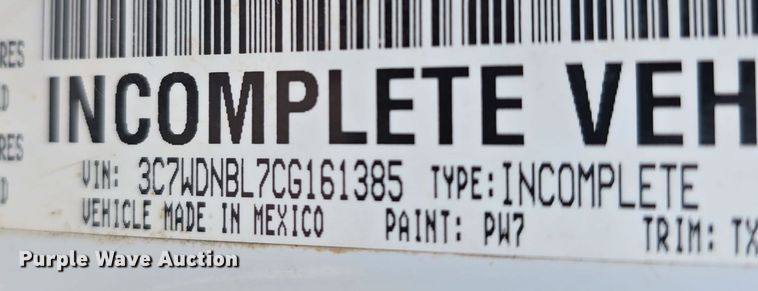 image for item DW3210 2012 Dodge Ram 5500HD dump truck