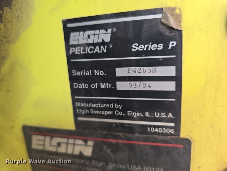 image for item DW3215 2004 Elgin Pelican Series P street sweeper truck