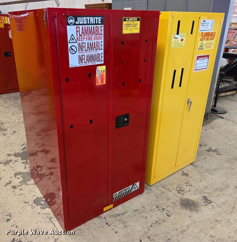image for item DW8541 (2) flammable storage cabinets