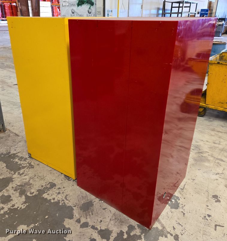 image for item DW8541 (2) flammable storage cabinets
