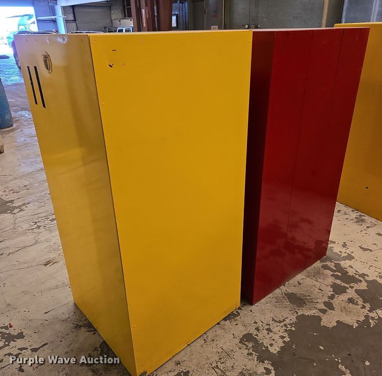 image for item DW8541 (2) flammable storage cabinets