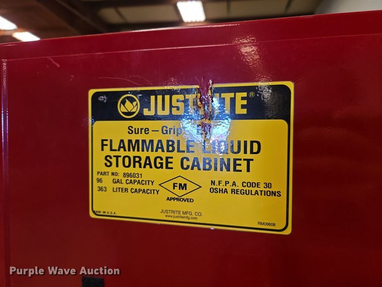 image for item DW8541 (2) flammable storage cabinets
