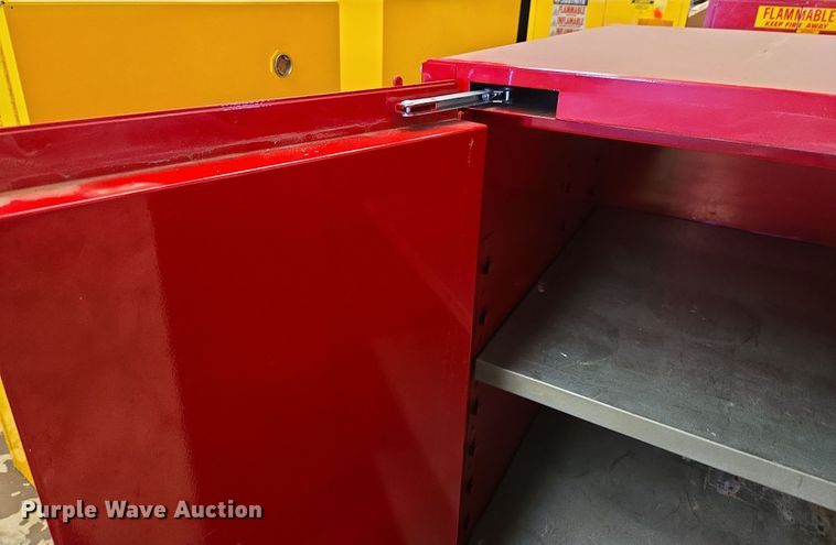 image for item DW8541 (2) flammable storage cabinets