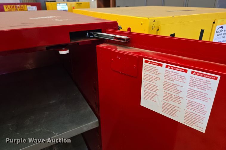 image for item DW8541 (2) flammable storage cabinets